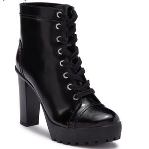Schutz Lace Up Booties